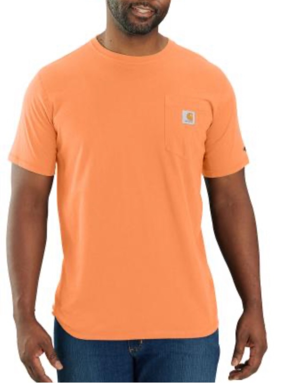 Carhartt Orange “Ginger Spice” Short-Sleeve Pocket Tee